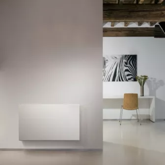 Vasco E-Panel H-FL Elektrische Radiator 600 Hoog X 800 Breed - 1000 Watt - Kleur Ral 9016