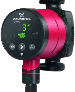 Grundfoss Alpha2 25 - 60 180 Mm Met Ingebouwde Traploos Regegelde Toerenregeling