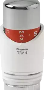 DRL DRayton Radaitor Thermostaatknop M30 Chroom/wit