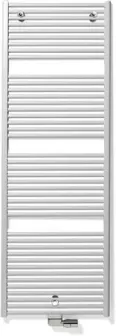 Vasco IRIS HDRM Licht Gebogen Handdoekradiator 1734 X 600 (1128 Watt) Kleur Ral 9005 ZWART - Afbeelding 5