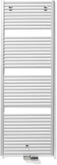 Vasco IRIS HDRM Licht Gebogen Handdoekradiator 2022 X 900 (1978 Watt) Kleur Ral 9005 ZWART - Afbeelding 5
