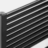 Vasco IRIS HDM Recht Handdoekradiator 690 X 450 (350 Watt) Kleur Ral 9005 ZWART