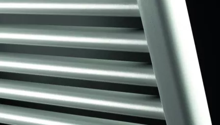 Vasco IRIS HDRM Licht Gebogen Handdoekradiator 1122 X 750 (913 Watt) Kleur Ral 9016 - Afbeelding 2