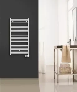 Solar Plus Elektrische Handdoekradiator 1154 X 500 Mm (hxb) 600 Watt - Kleur Ral 9016