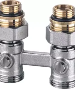 Heimeier Vekotrim 2 Pijps H-onderblok Recht | 0564-50.000