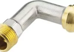 Danfoss Radiator Bocht 1/2"chroom