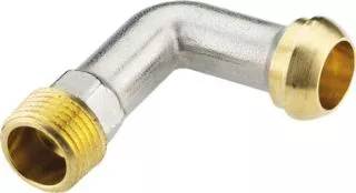 Danfoss Radiator Bocht 1/2"chroom