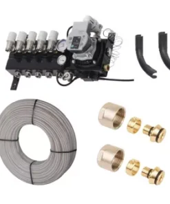 CV-Compleet Vloerverwarming Set 82 - 94 M2 - 8 Groepen Met VTE Slim Verdeler, Vloerverwarmingsbuis