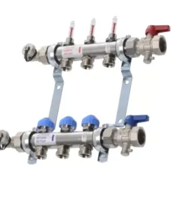 VTE - RVS Vloerverwarming Verdeler 3 Groepen