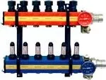 Nathan SBK 4100 - 2 Groepen Vloerverwarming Verdeler Met Debietmeters Kunststof - Zonderpomp