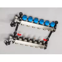 TOP-Flow RVS Verdeler 6 Groepen Zonderpomp