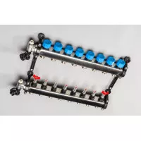 TOP-Flow RVS Verdeler 8 Groepen Zonderpomp