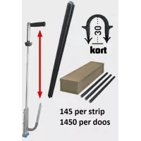 Maxwarmte Tackernagels Voor 16 Mm Buis Op Stok ‡ 1450 Stuks