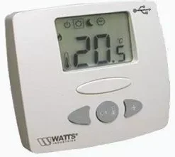 Watts Kamerthermostaat Basic LCD Bus (900004870) Bedraad