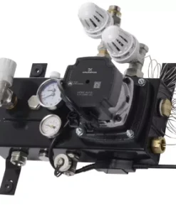 Verwarming Techniek Ede VTE Slim 1 Groep Vloerverwarming Verdeler Voor Stadsverwarming Met Grundfoss UPM3 A-label Pomp