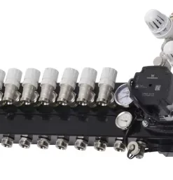 Verwarming Techniek Ede VTE Slim 9 Groepen Vloerverwarming Verdeler Voor Stadsverwarming Met Grundfoss UPM3 A-label Pomp