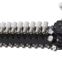 Verwarming Techniek Ede VTE Slim 12 Groepen Vloerverwarming Verdeler Voor Stadsverwarming Met Grundfoss UPM3 A-label Pomp