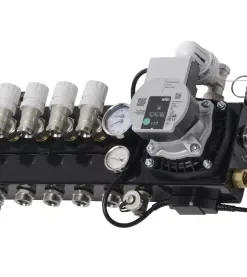 Verwarming Techniek Ede VTE Slim Vloerverwarming Verdeler 12 Groepen Met A-Labelpomp