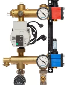 Nathan SBK 4800 - 1 Groep Vloerverwarming Verdeler Met Debietmeters, Kunststof Met Energiezuinige Pomp