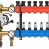 Nathan SBK 4800 - 7 Groepen Vloerverwarming Verdeler Met Debietmeters, Kunststof Met Energiezuinige Pomp