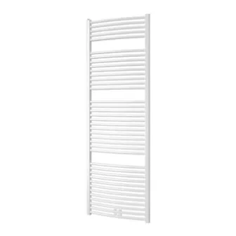 Plieger Palmyra Design Handdoek Radiator 1175 X 600 Kleur Zwart (689 Watt) Gebogen - Afbeelding 4