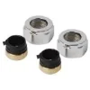 Plieger Adapter Voor Onderblok M24 X 15 Mm (set  2 Stuks) Kleur Chroom