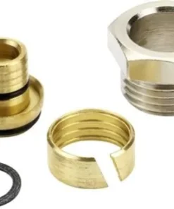 Danfoss Klemset Alu-pex 1/2 X 16 X 2 Mm Voor Midden Onderaansluit Blok Radiatorkranen En Voetventielen