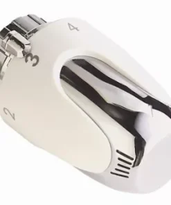 Comap S2 Thermostaatknop R100000 M30 X 1,5 - Kleur Wit/chroom - Met Vloeistof Voeler