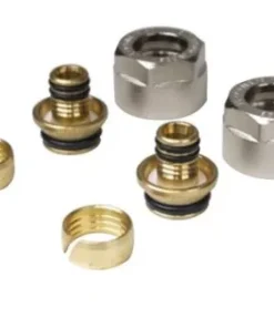 Universeel Knelset 3/4" X 16 X 2 Mm Voor H- Onderblok (set  2 Stuks)