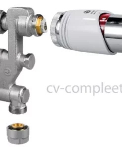 Jaga Pro Ventiel M24 Inclusief Thermostaatknop Kleur Chroom En Klemkoppelingen