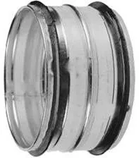 Steek Verbinding Voor Buis 80 Mm - Met Rubber Afdichting