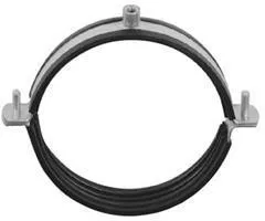 Ophangbeugel Voor Buis 160 Mm - M8 Moer - Met Rubber Inlage