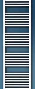 Vasco BATHLINE BB Handdoekradiator 600 X 1186 (bxh) (676 Watt 75/65) Kleur Ral 9016