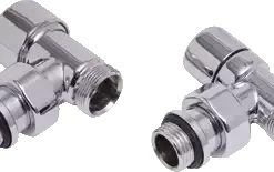 DRL Ovus Designset 1/2 Haaks Chroom, Universeel Aanvoer En Retour