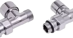 DRL Ovus Designset 1/2 Recht Chroom, Universeel Aanvoer En Retour