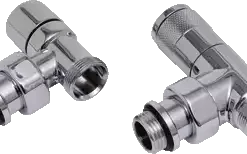 DRL Tondera Designset 1/2 Haaks Chroom, Universeel Aanvoer En Retour