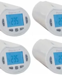 Thermrad RF Digitaal Programmeerbare Thermostaatkop Inclusief Adapter M30x1,5 En M28x1,5 (900006681)