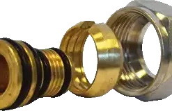 Klemset M22 X 16 X 2 AKB + PE-RT Zak  10 Stuks