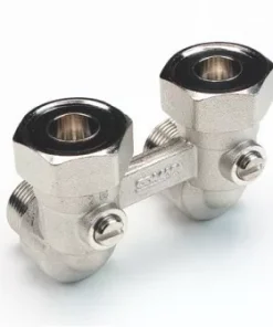 Comap 960 Radiator H-blok 2-pijps Haaks. Radiatoraansluiting 3/4. Buisaansluiting M22