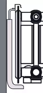 Vasco Muurbeugels Voor Flat-Plint Line 2 Stuks Tot 1600 Mm Lang