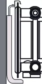 Vasco Muurbeugels Voor Flat-Plint Line 3 Stuks, Voor 1600 Tot 2400 Mm Lang